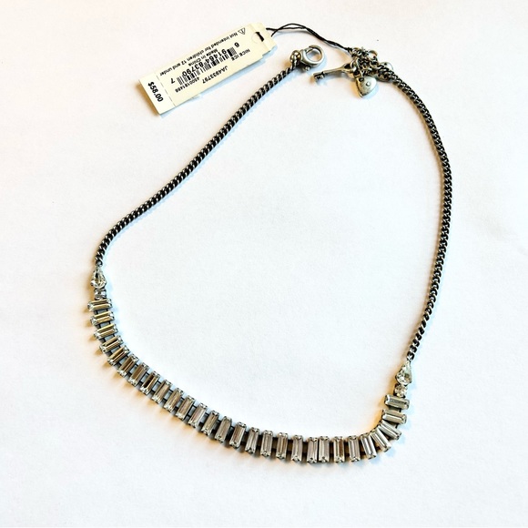 Fossil Jewelry - Fossil Silver Toned Rhinestone Necklace (NEW WITH TAGS)